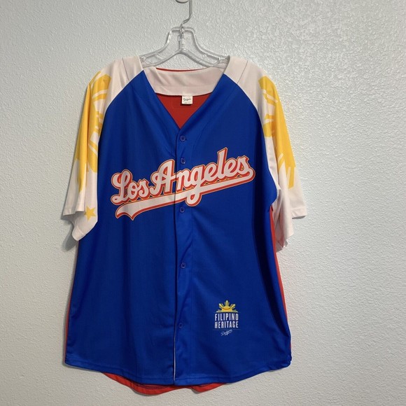 Los Angeles Dodgers Other - 2022 LA Los Angeles Dodgers Filipino Heritage Night Jersey SGA 7/7/22 Size XL